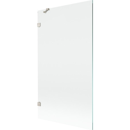 Mexen Lunar pare-douche à 1 vantail 100 x 150 cm, transparent, nickel brossé - 897-100-000-97-00