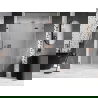Porte de douche battante droite Mexen Lunar 140 cm, transparent, or rose - 834S-140-050-60-00-P