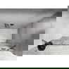 Porte de douche battante droite Mexen Lunar 140 cm, transparent, or rose - 834S-140-050-60-00-P