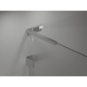 Mexen Lunar L paroi de baignoire 1 panneau 70 x 150 cm, transparent, chrome - 897L-070-000-01-00