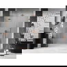 Mexen Lunar L porte de douche pivotante gauche 160 cm, transparent, cuivre brossé - 834SL-160-050-65-00-L
