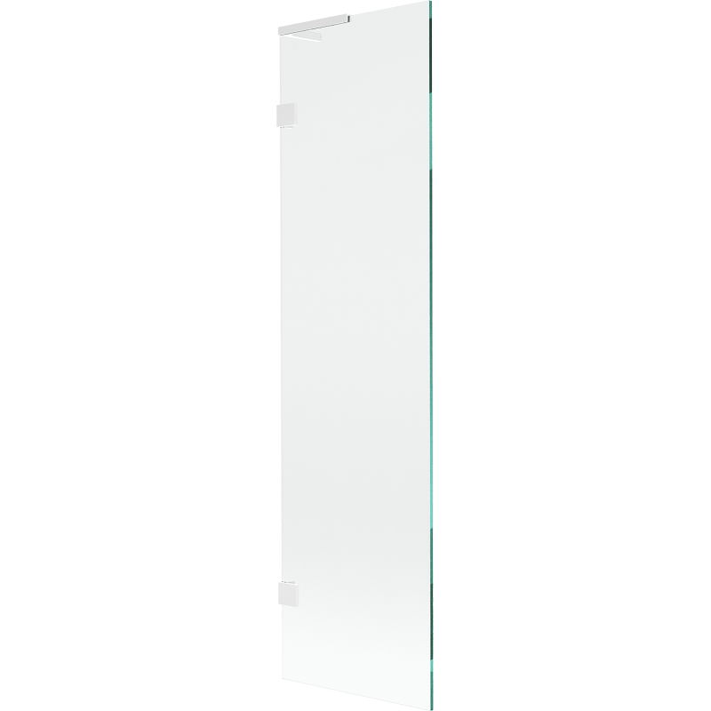Mexen Lunar L paroi de baignoire à 1 volet 50 x 150 cm, transparent, blanc - 897L-050-000-20-00