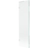 Mexen Lunar L pare-douche 1-volet 50 x 150 cm, transparent, blanc - 897L-050-000-20-00