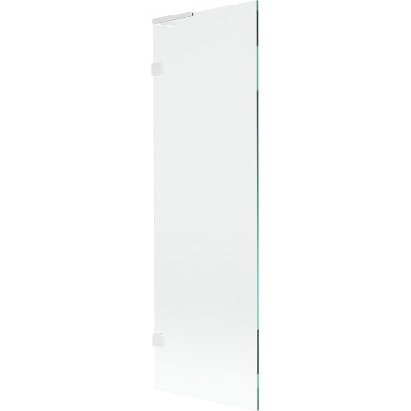 Mexen Lunar L paroi de baignoire à 1 volet 60 x 150 cm, transparent, blanc - 897L-060-000-20-00