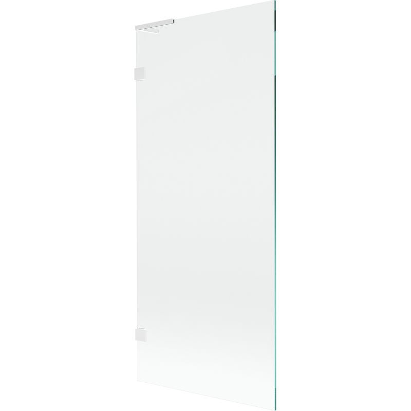 Paroi de douche Mexen Lunar L 1 volet 80 x 150 cm, transparent, blanc - 897L-080-000-20-00