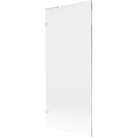 Mexen Lunar L paroi de baignoire 1-volet 80 x 150 cm, transparent, blanc - 897L-080-000-20-00