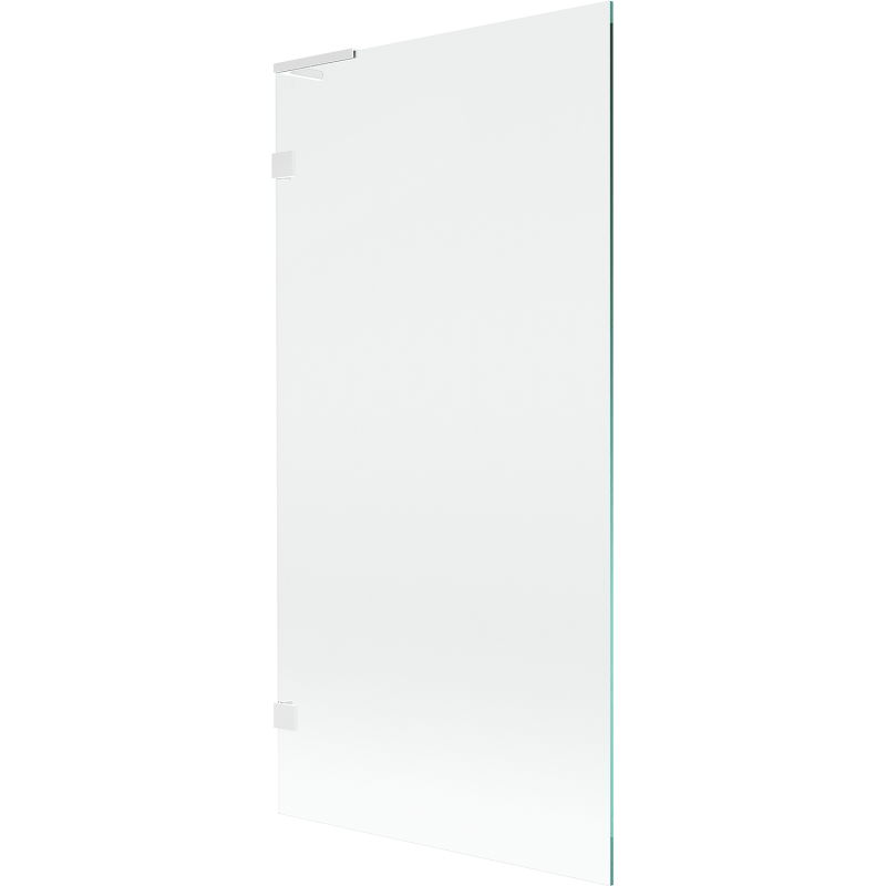 Paroi de baignoire Mexen Lunar L 1 volet 90 x 150 cm, transparent, blanc - 897L-090-000-20-00