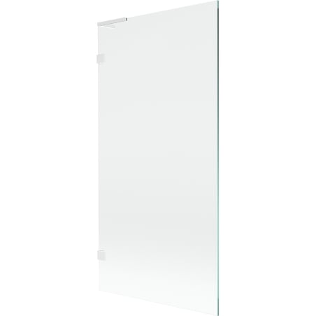 Mexen Lunar L paroi de baignoire à 1 battant 90 x 150 cm, transparent, blanc - 897L-090-000-20-00