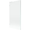 Mexen Lunar L paroi de baignoire à 1 battant 90 x 150 cm, transparent, blanc - 897L-090-000-20-00