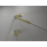 Mexen Lunar L paroi de baignoire 1-volet 50 x 150 cm, transparent, doré - 897L-050-000-50-00