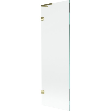 Mexen Lunar L pare-douche à 1 volet 60 x 150 cm, transparent, doré - 897L-060-000-50-00