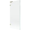 Mexen Lunar L paroi de baignoire à 1 volet 80 x 150 cm, transparent, doré - 897L-080-000-50-00