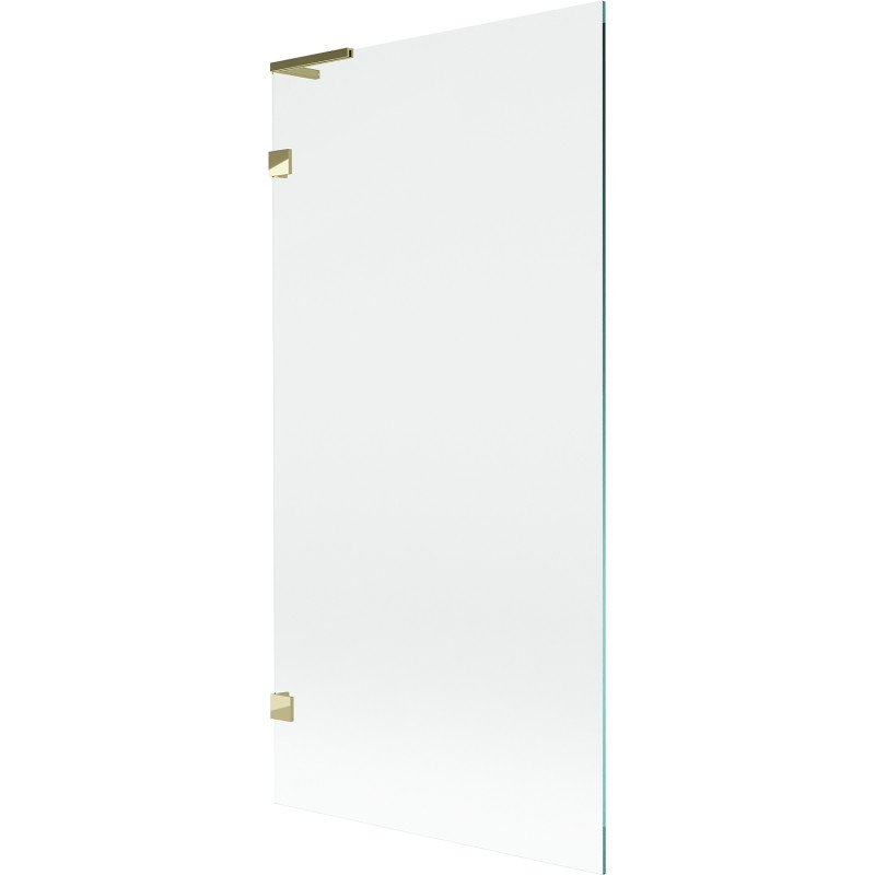 Mexen Lunar L paroi de baignoire 1 volet 90 x 150 cm, transparent, doré - 897L-090-000-50-00
