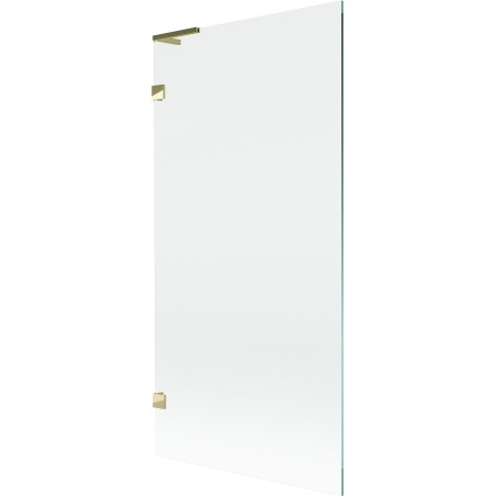 Mexen Lunar L paroi de baignoire 1 volet 90 x 150 cm, transparent, doré - 897L-090-000-50-00