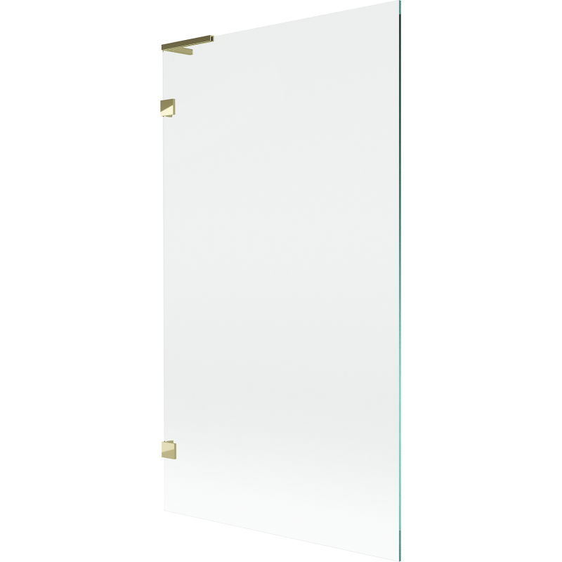 Paroi de baignoire Mexen Lunar L 1 volet 100 x 150 cm, transparent, doré - 897L-100-000-50-00