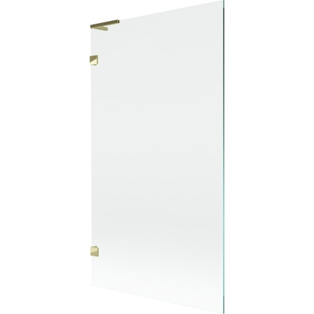 Mexen Lunar L paroi de baignoire 1 vantail 100 x 150 cm, transparent, doré - 897L-100-000-50-00