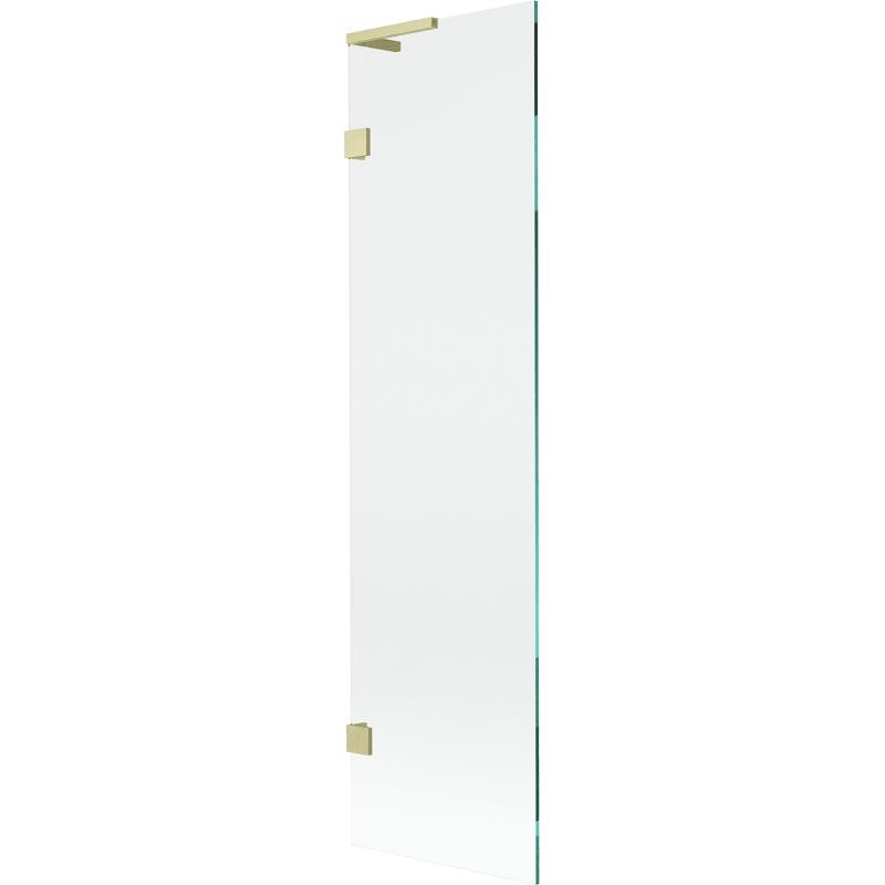 Paroi de baignoire à 1 battant Mexen Lunar L 50 x 150 cm, transparent, or brossé - 897L-050-000-55-00