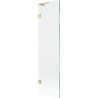 Mexen Lunar L paroi de baignoire 1-volet 50 x 150 cm, transparent, or brossé - 897L-050-000-55-00