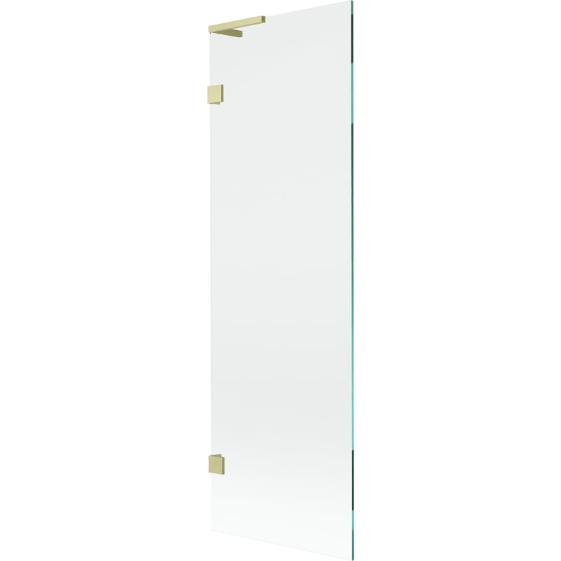 Mexen Lunar L paroi de baignoire à 1 panneau 60 x 150 cm, transparent, or brossé - 897L-060-000-55-00