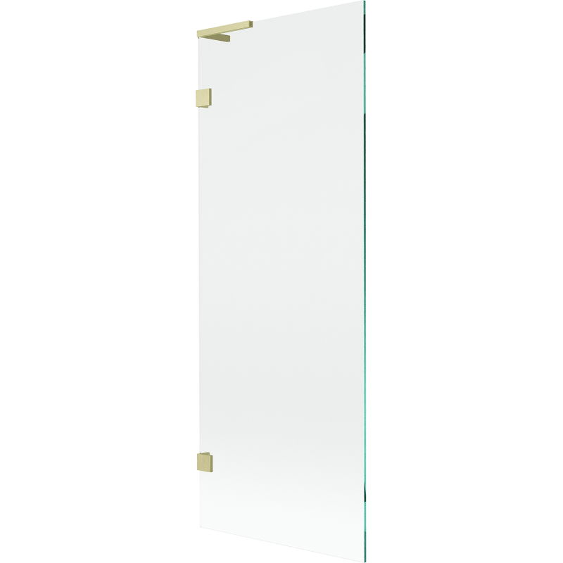 Mexen Lunar L paroi de bain 1-volet 70 x 150 cm, transparent, or brossé - 897L-070-000-55-00