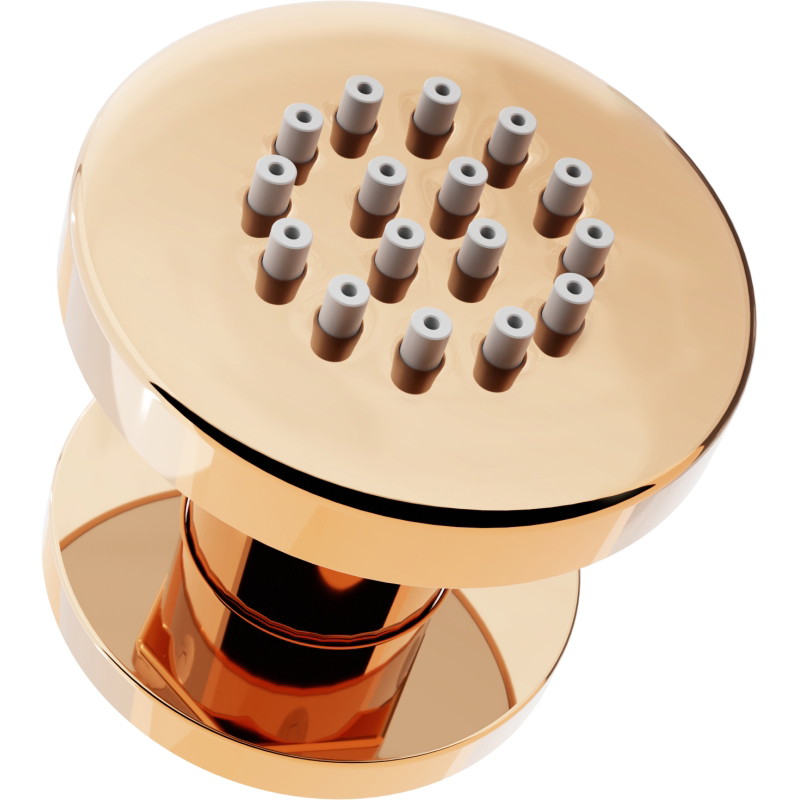 Mexen Kai douche latérale en applique, or rose - 79361-60