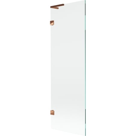 Mexen Lunar L paroi de baignoire à 1 volet 60 x 150 cm, transparent, or rose - 897L-060-000-60-00