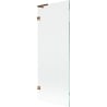 Mexen Lunar L paroi de baignoire 1 volet 70 x 150 cm, transparent, or rose - 897L-070-000-60-00