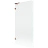 Mexen Lunar L paroi de baignoire 1-volet 90 x 150 cm, transparent, or rose - 897L-090-000-60-00