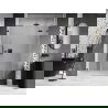 Mexen Lunar porte de douche battantes droite 150 cm, transparent, gun metal - 834S-150-050-95-00-P