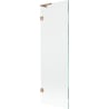 Mexen Lunar L paroi de baignoire à 1 volet 60 x 150 cm, transparent, cuivre brossé - 897L-060-000-65-00