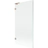 Mexen Lunar L paroi de baignoire à 1 volet 90 x 150 cm, transparent, cuivre brossé - 897L-090-000-65-00