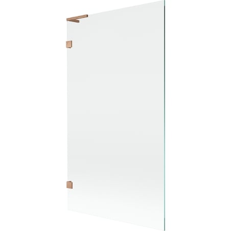 Mexen Lunar L paroi de baignoire 1-volet 100 x 150 cm, transparente, cuivre brossé - 897L-100-000-65-00