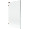 Mexen Lunar L paroi de baignoire 1-volet 100 x 150 cm, transparente, cuivre brossé - 897L-100-000-65-00