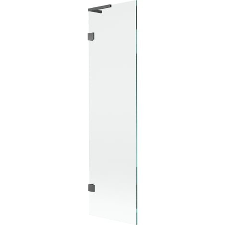 Mexen Lunar L paroi de baignoire à 1 volet 50 x 150 cm, transparent, gris canon brossé - 897L-050-000-66-00