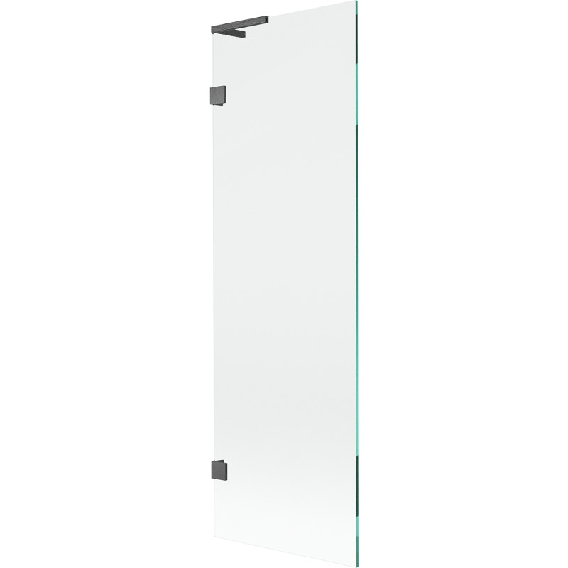 Mexen Lunar L paroi de baignoire 1 aile 60 x 150 cm, transparent, gris pistolet brossé - 897L-060-000-66-00