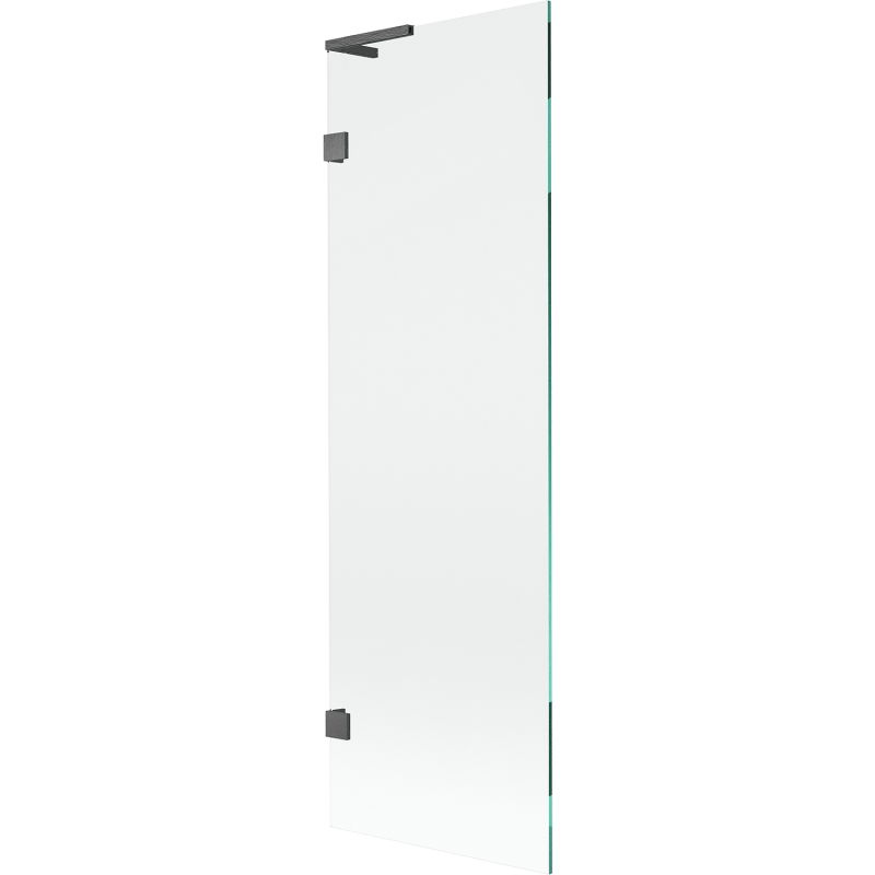 Mexen Lunar L paroi de baignoire 1 battant 60 x 150 cm, transparent, gris canon brossé - 897L-060-000-66-00