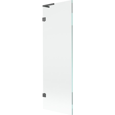 Mexen Lunar L paroi de baignoire 1 aile 60 x 150 cm, transparent, gris pistolet brossé - 897L-060-000-66-00