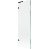 Mexen Lunar L paroi de baignoire 1 aile 60 x 150 cm, transparent, gris pistolet brossé - 897L-060-000-66-00