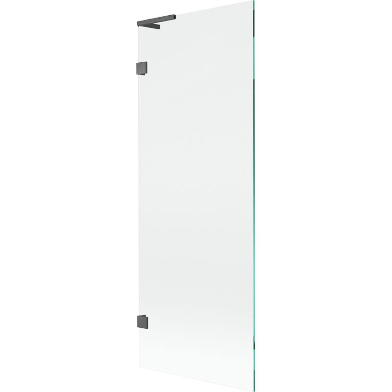 Mexen Lunar L paroi de baignoire à 1 volet 70 x 150 cm, transparent, gris canon brossé - 897L-070-000-66-00