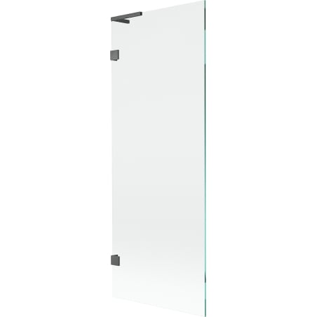 Mexen Lunar L paroi de baignoire 1-volet 70 x 150 cm, transparent, gris fusil brossé - 897L-070-000-66-00