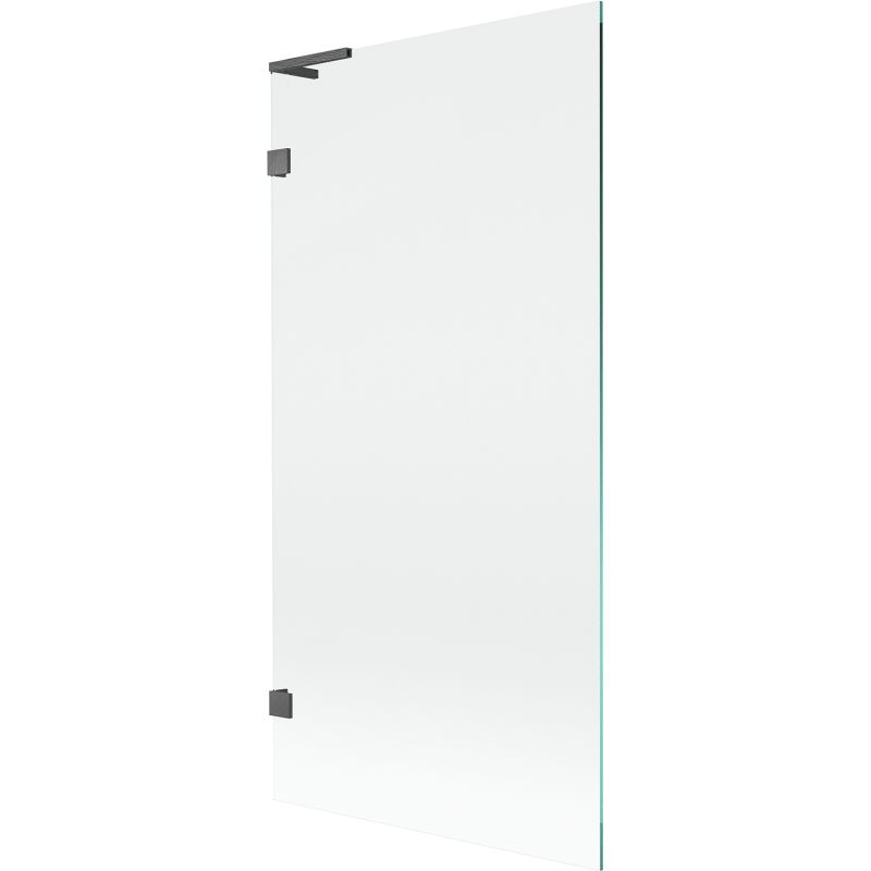 Paroi de baignoire Mexen Lunar L 1-volet 90 x 150 cm, transparent, gris métal brossé - 897L-090-000-66-00