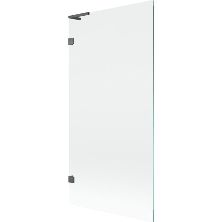 Mexen Lunar L paroi de douche 1-volet 90 x 150 cm, transparent, gris fusil brossé - 897L-090-000-66-00