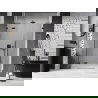 Mexen Lunar L porte de douche battante gauche 125 cm, transparent, noir - 834SL-125-050-70-00-L