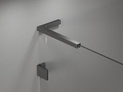 Mexen Lunar L paroi de baignoire 1-volet 50 x 150 cm, transparent, gun metal - 897L-050-000-95-00
