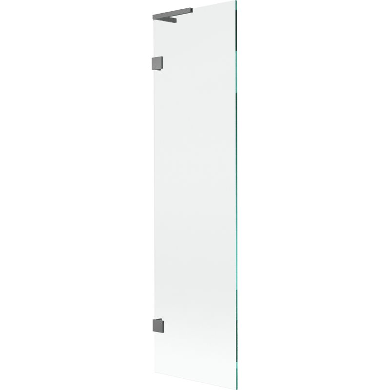 Paroi de baignoire Mexen Lunar L 1 panneau 50 x 150 cm, transparent, métal canon - 897L-050-000-95-00