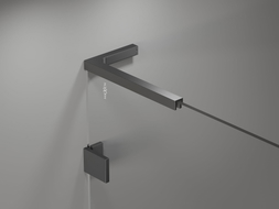 Mexen Lunar L paroi de baignoire 1-volet 70 x 150 cm, transparent, gun metal - 897L-070-000-95-00