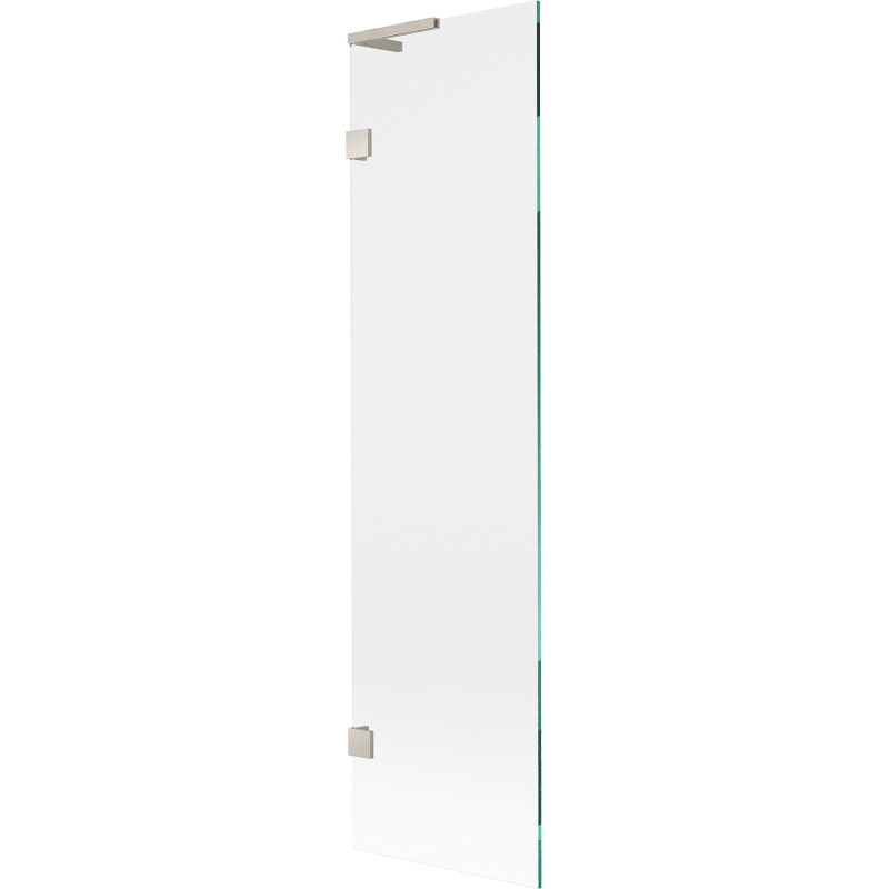 Mexen Lunar L paroi de baignoire à 1 vantail 50 x 150 cm, transparent, nickel brossé - 897L-050-000-97-00