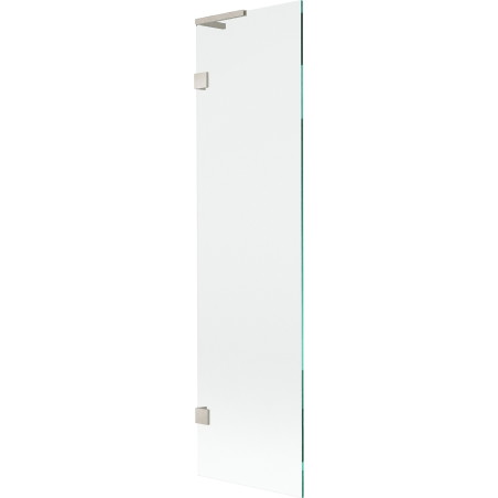 Mexen Lunar L paroi de baignoire à 1 vantail 50 x 150 cm, transparent, nickel brossé - 897L-050-000-97-00