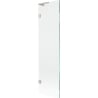 Mexen Lunar L paroi de baignoire à 1 vantail 50 x 150 cm, transparent, nickel brossé - 897L-050-000-97-00