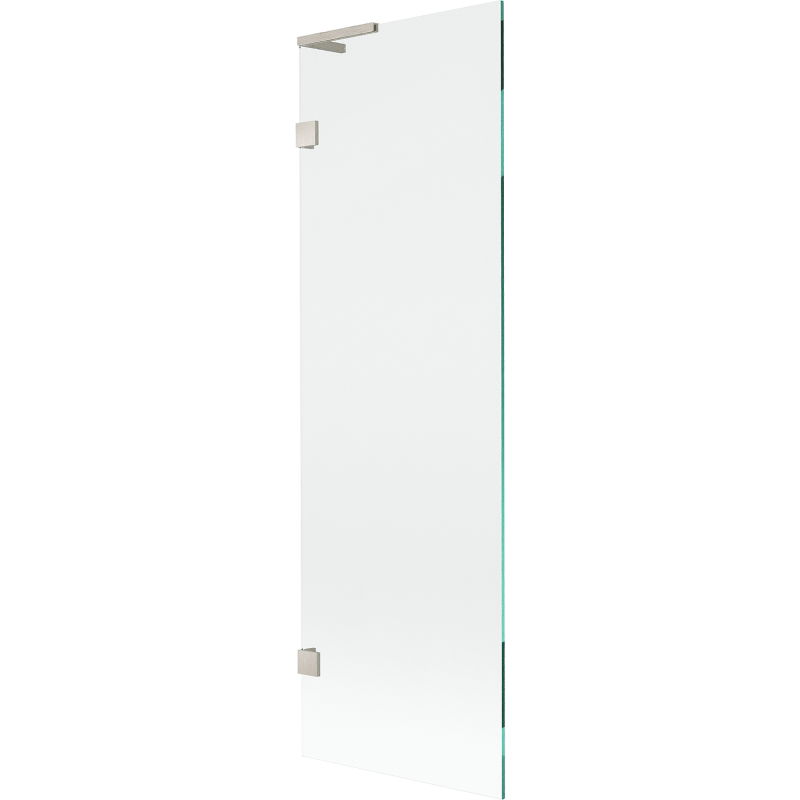 Mexen Lunar L paroi de bain à porte 1 battant 60 x 150 cm, transparent, nickel brossé - 897L-060-000-97-00